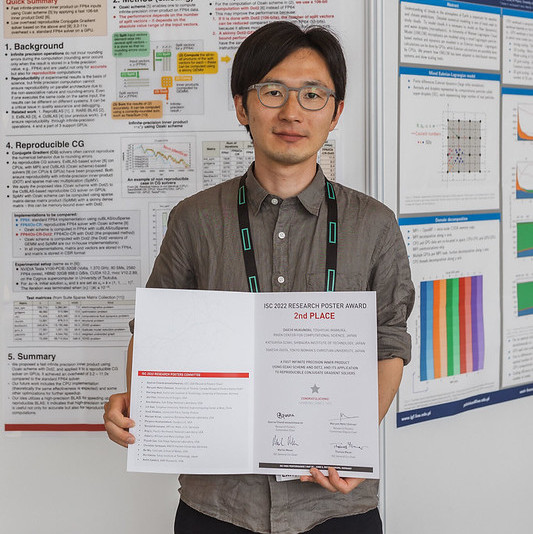 ISC 2022 Research Posters Award Winner (2nd Place)